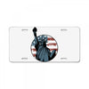 us flag 2 License Plate