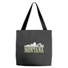 montana mountains Tote Bags