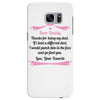 Dear Daddy, Thanks for Being my Dad Baby Boy Letter to Father Samsung Galaxy S7 Edge