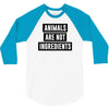 animals are not ingredients 3/4 Sleeve Shirt
