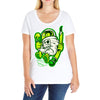 astronot Ladies Curvy T-Shirt