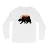 Bear Adventure With Roses Long Sleeve Shirts