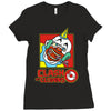 clash of clowns Ladies Fitted T-Shirt