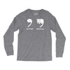 apostrophe catastrophe Long Sleeve Shirts