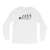 evolution of a guitarist Long Sleeve Shirts