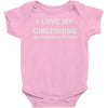 i love my girlfriend Baby Onesie