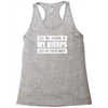 my biceps funny printed Racerback Tank