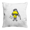 light blub guy Throw Pillow