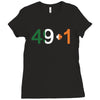 conor stop him at 49 1 Ladies Fitted T-Shirt