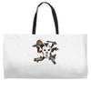 masked chaos Weekender Totes
