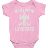 real men love cats (2) Baby Onesie