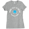 never trust an atom they make up everything Ladies Fitted T-Shirt