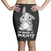 bunny anxiety Pencil Skirts