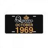 queens are born in october 1969 License Plate
