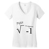 be together it's complicated math Women's V-Neck T-Shirt