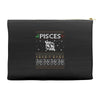pisces christmas ugly sweater Accessory Pouches