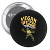 vegan pizza power Pin-back button