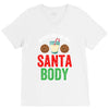 working on my santa body V-Neck Tee