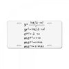 X-Mas Math License Plate