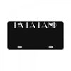 la la land License Plate