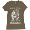 vater und tochter unzertrennlism Ladies Fitted T-Shirt
