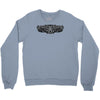 pinstripe 2 skull humor funny Crewneck Sweatshirt