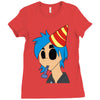 the birthday boy Ladies Fitted T-Shirt