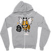 monster i will bee bat Zipper Hoodie