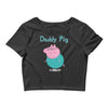 peppa pig  daddy pig Crop Top