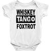 whiskey tango foxtrot Baby Bodysuit