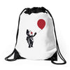 the balloon fairy Drawstring Bags