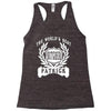 worlds best butcher Racerback Tank