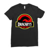 dracarys logo Ladies Fitted T-Shirt