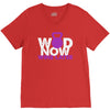 wod now wine later V-Neck Tee