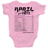 April Girl Facts Aries Baby Onesie