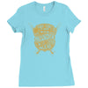 this girl is made of gun powder and lead Ladies Fitted T-Shirt