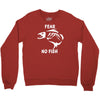 fear no fish bone skeleton Crewneck Sweatshirt