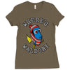 where's waldory (type) Ladies Fitted T-Shirt