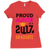 Class of 2017 Proud Auntie Graduation Ladies Fitted T-Shirt