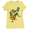 pizza lover Ladies Fitted T-Shirt