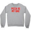 pizza is my bae ringer Crewneck Sweatshirt