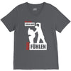 wer nicht h&ouml;ren will muss f&uuml;hlen V-Neck Tee
