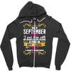 i am a September women Zipper Hoodie