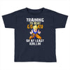 Training To Beat Goku Toddler T-shirt