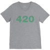marijuana 420 V-Neck Tee