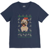 ugly sweater dog V-Neck Tee