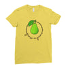 grow a pear Ladies Fitted T-Shirt