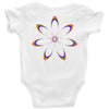 rainbow flower Baby Onesie