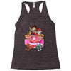 paw patrol birthday girl dad Racerback Tank
