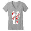 reservoir dogs halloween Women's V-Neck T-Shirt